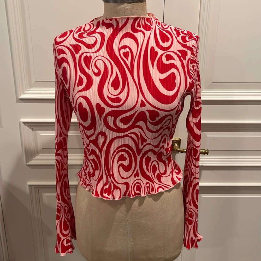 Retro print too size S